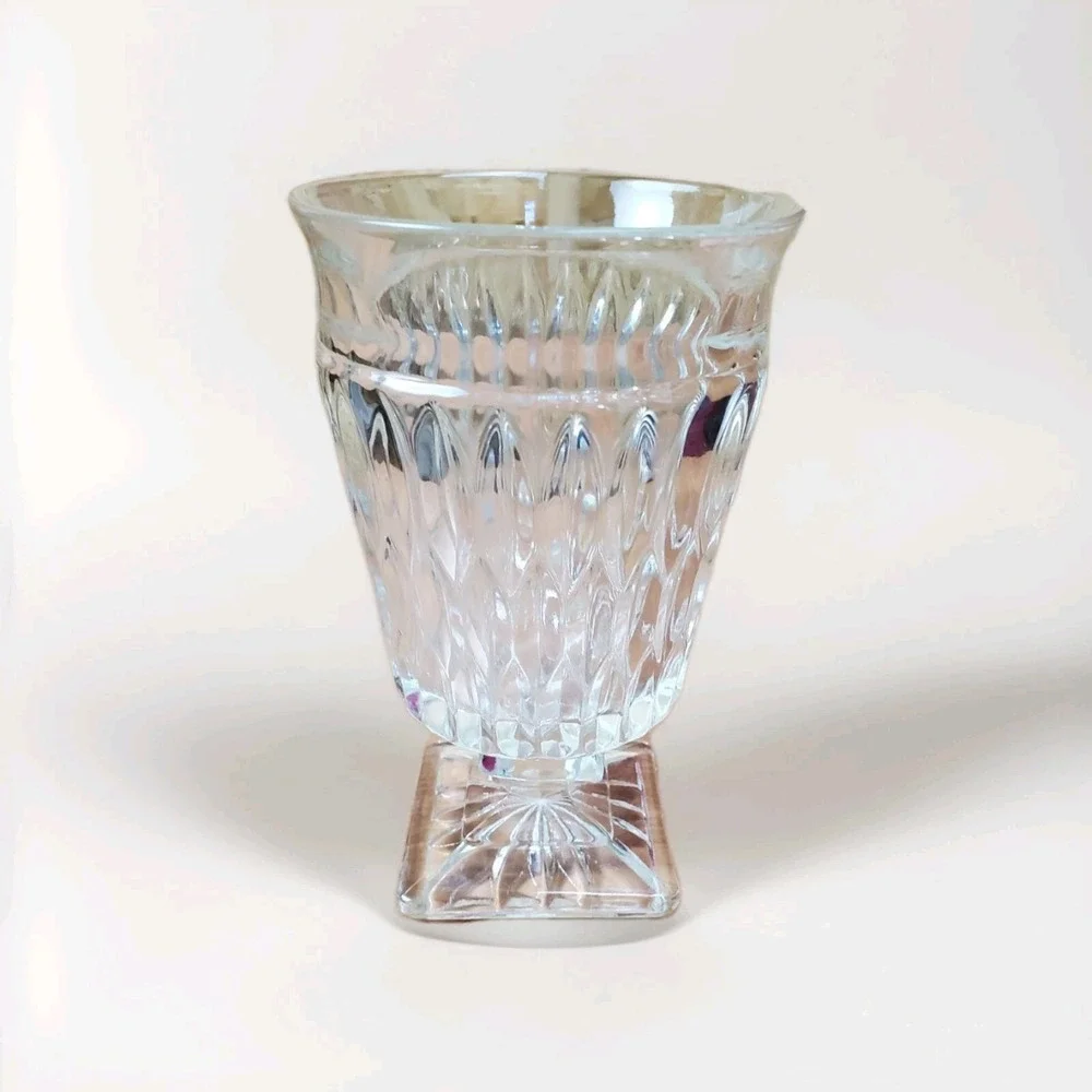 Indiana Glass Mt Vernon Clear Iced Tea Goblet 5.75